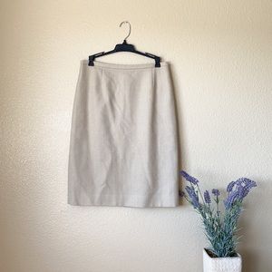 Badgley Mischka Wool Pencil Skirt 8